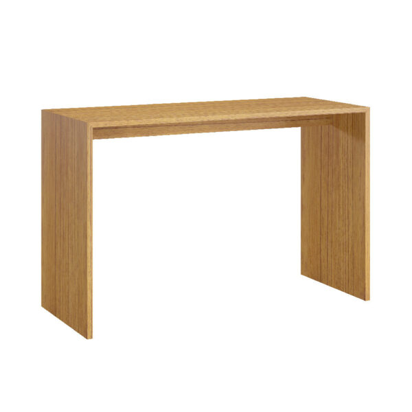 Bancada Luigi 1360 com Lâmina Natural de Madeira Pollo Decor